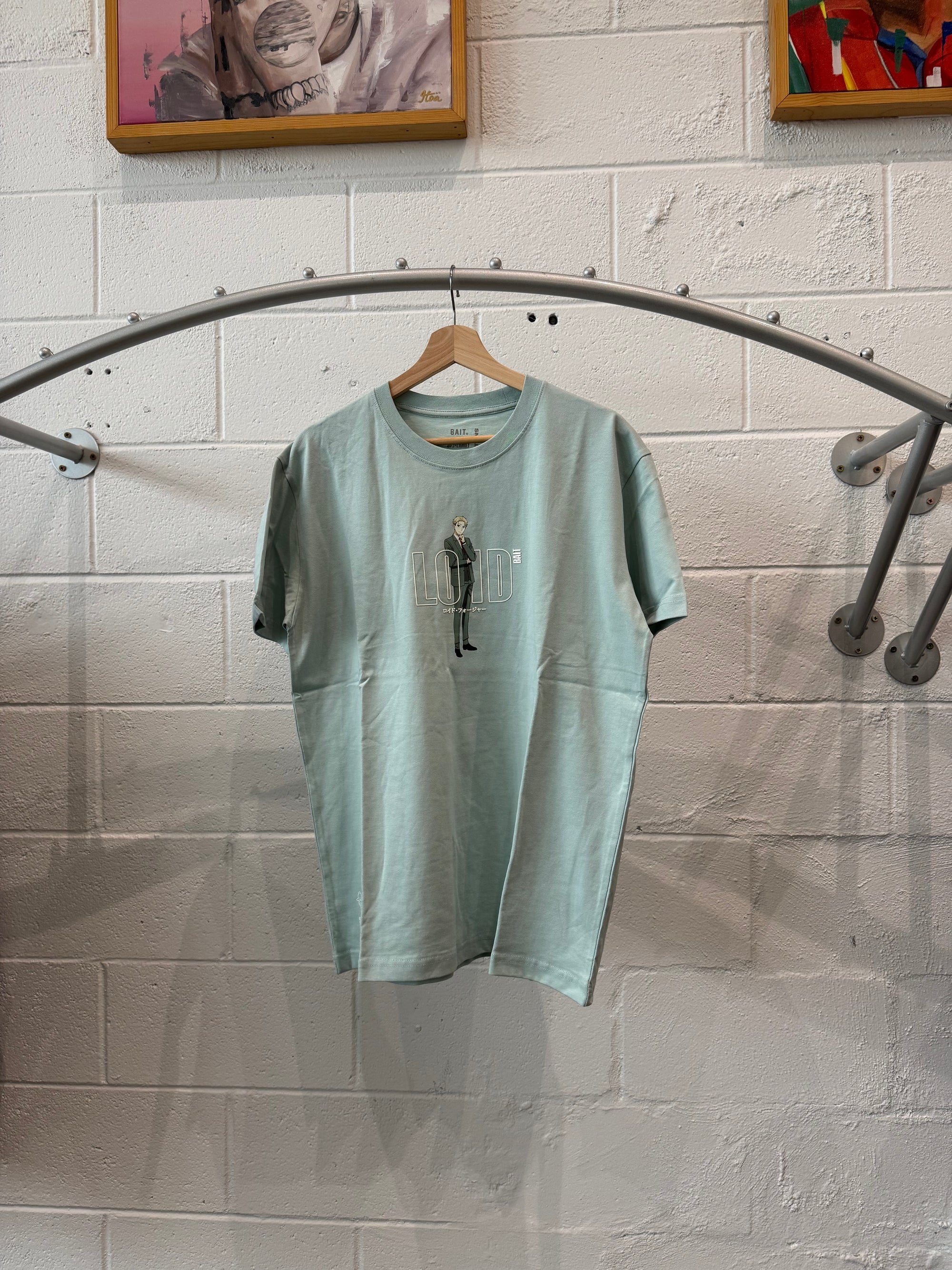 Bait x Spy x Family Men - Loid Forger Tee ‘Green’