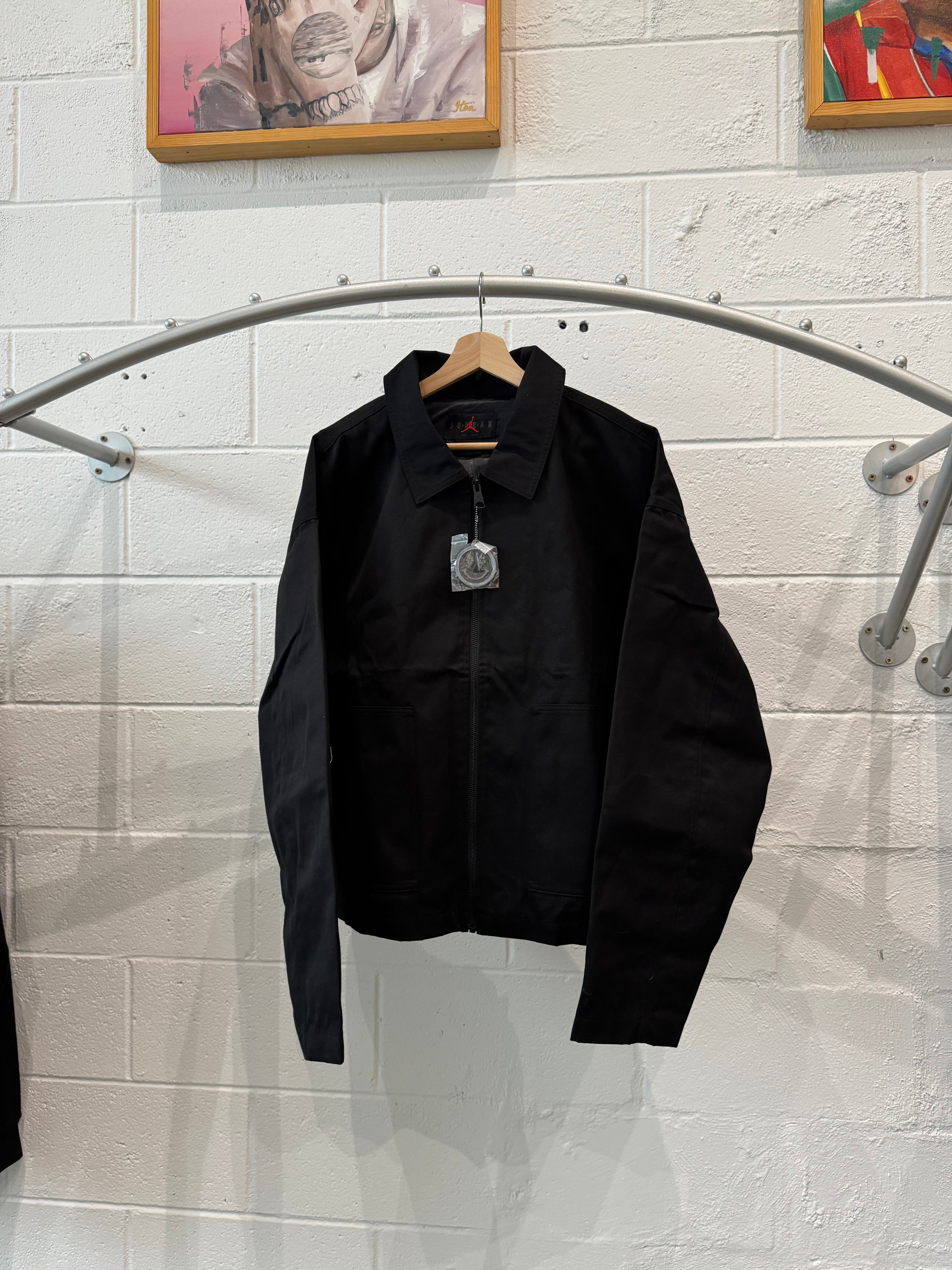ジャケット・アウター Nike Jordan J Balvin Woven Jacket M J Balvin Shop | J BALVIN X JORDAN BLACK JACKET